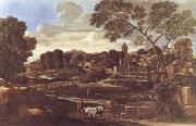 Nicolas Poussin, Landscape with the Funeral of Phocion